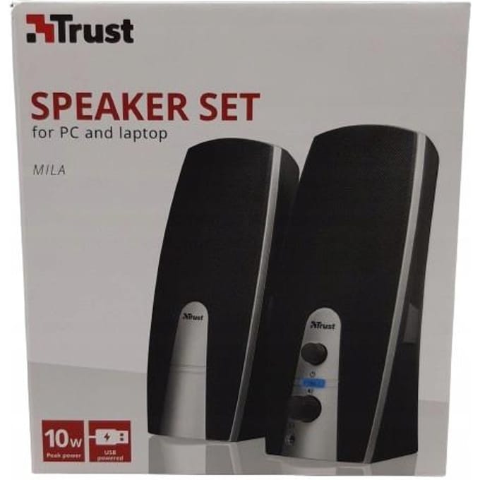 Trust Mila 2.0 - Speakerset met 3,5MM Audio Jack - Zwart