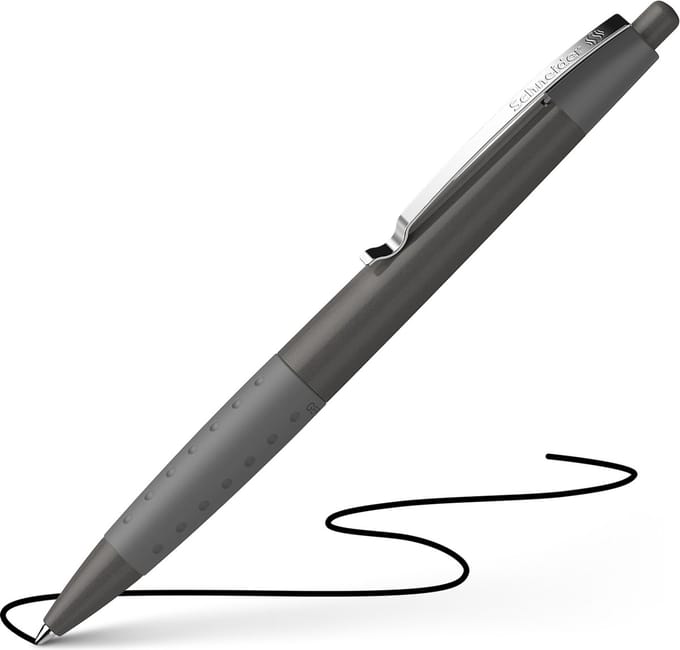 Schneider balpen – Loox – softgrip - penpunt M - zwart - S-135501
