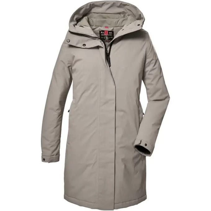 Killtec dames winterjas - parka - functioneel - 42931 - beige - maat 46