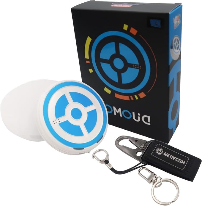 DuoMon 2022 Double Vangmon met Automatische Capture, Geluids- en Trillingsmelding, LED Indicator - Wit