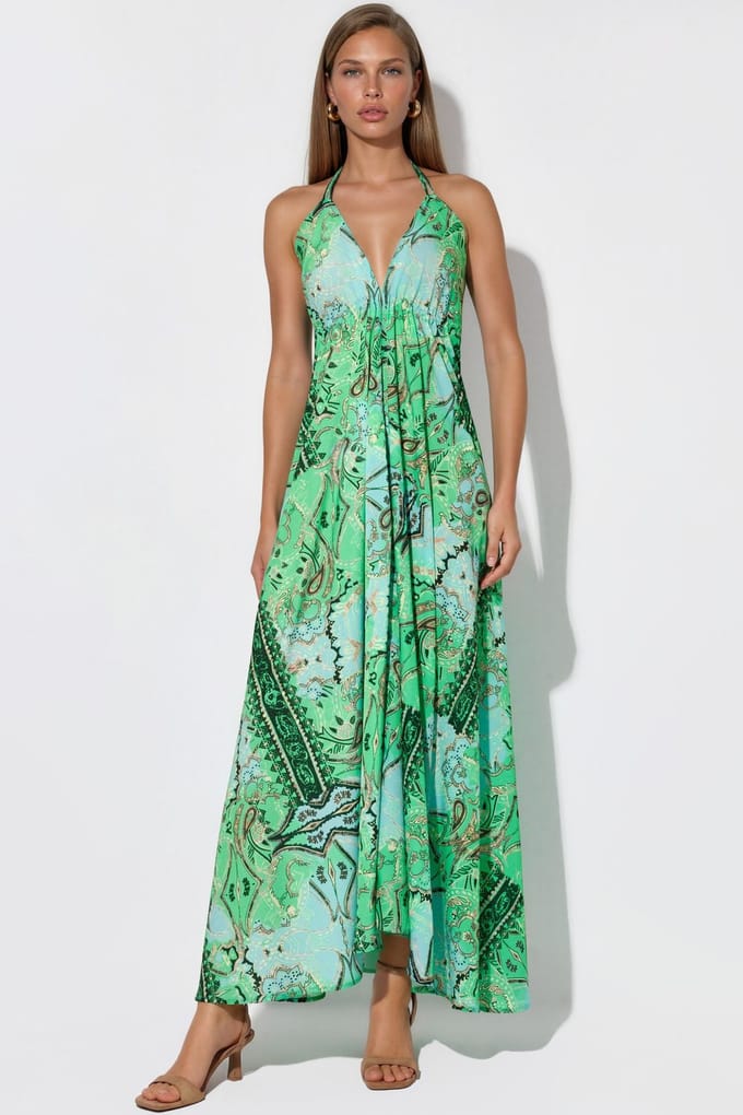 Etnisch Patroon Bohemian Maxi Jurk