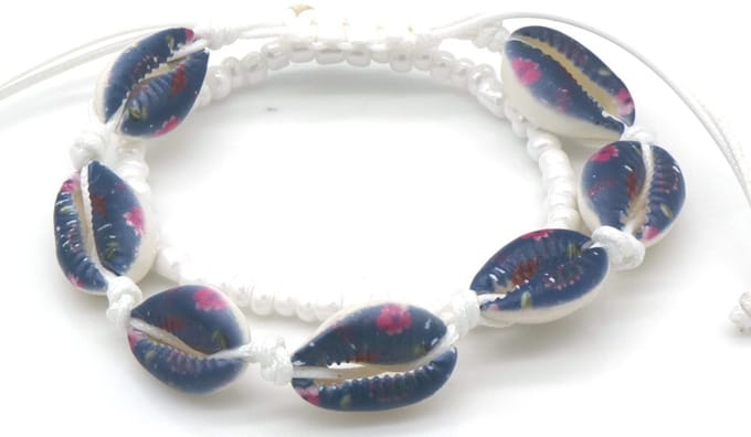 Gelaagde Armband – Schelpen – Kunststof – One Size
