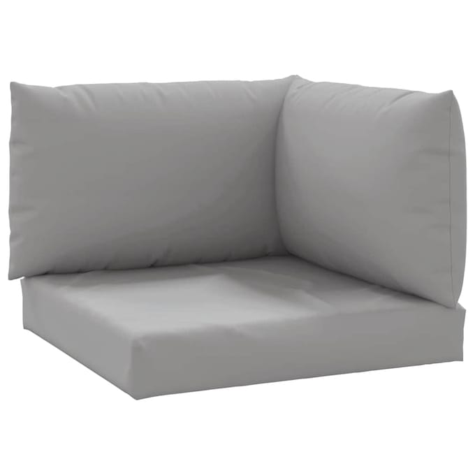 vidaXL - Palletkussens - 3 - st - oxford - stof - grijs