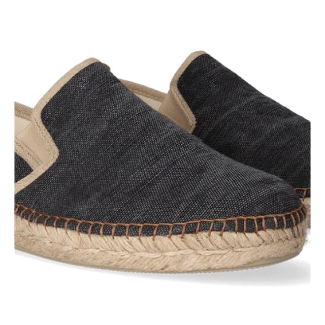 Toni Pons Dallas Heren Espadrilles Negre | Zwart | Canvas | Maat 46 | DALLASnegre