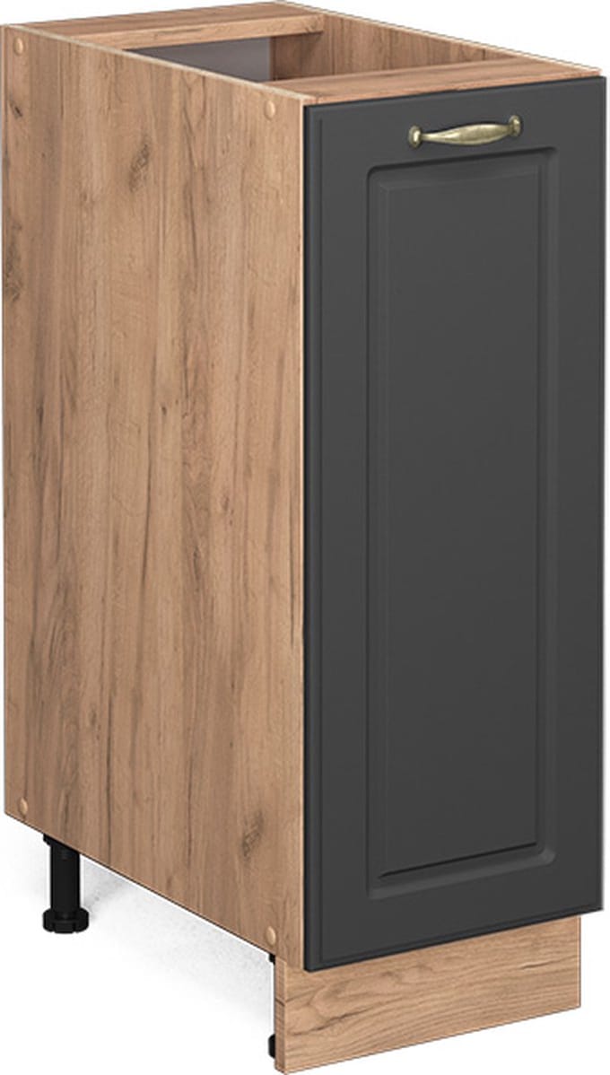 Vicco Fame-Line Apotheekkast – 30 cm, WB Eik Antraciet-goud