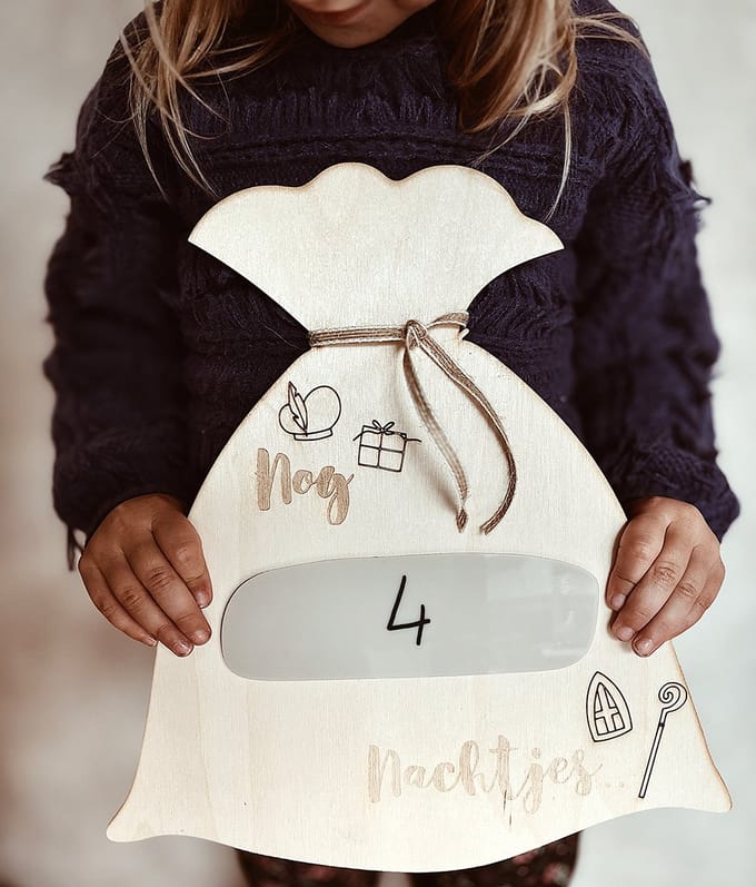 BolleToet - Sinterklaas aftelkalender - Sinterklaasavond - Sinterklaas decoratie