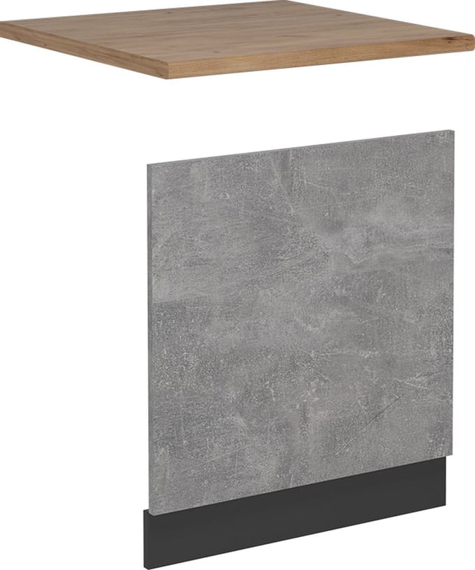 Vicco R-Line Voorpaneel vaatwasser – 60 cm, WB Eik Beton