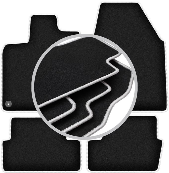 CARLUX-SILVER automatten voor: Nissan Qashqai I J10 crossover (2006-2013)
