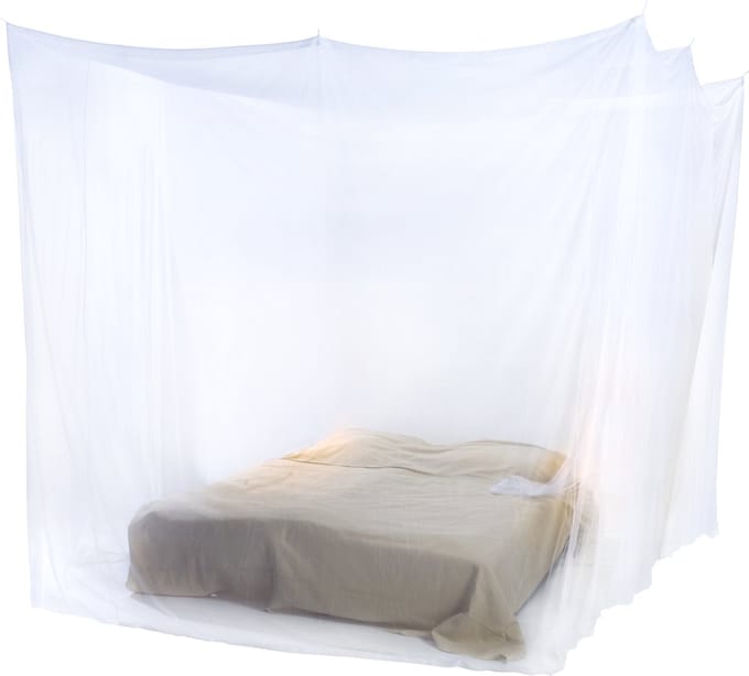 Deconet klamboe TRAPEZIUM- WIT- L300cm én L240cm x B200cm 2 pers