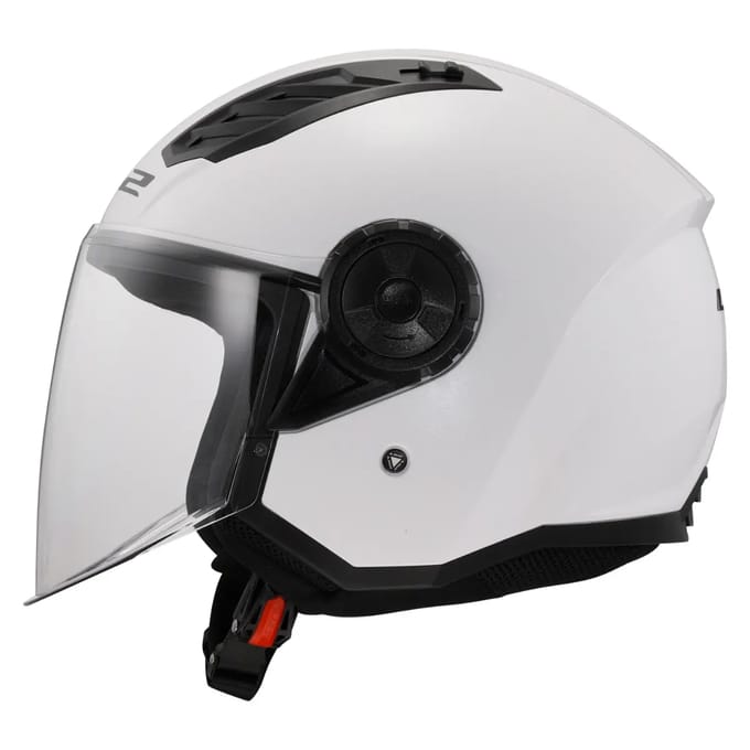 LS2 OF616 Airflow II Solid Gloss Wit 06 Jethelm - Helm