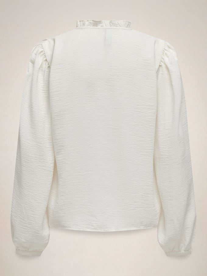 JDY - JDYRACHEL LIFE L/S PINTUCK TOP WVN NOOS - Dames - Blouses
