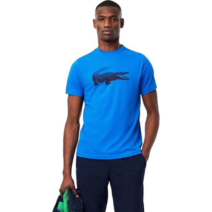 Lacoste Heren Daniil Medvedev T-Shirt (Blauw)