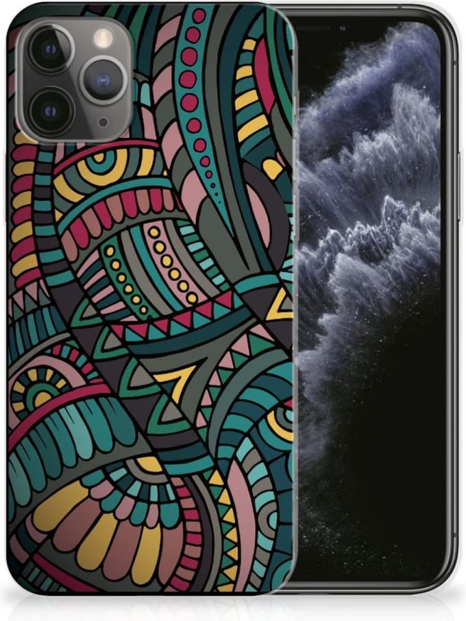TPU Hoesje voor Apple iPhone 11 Pro TPU bumper Aztec