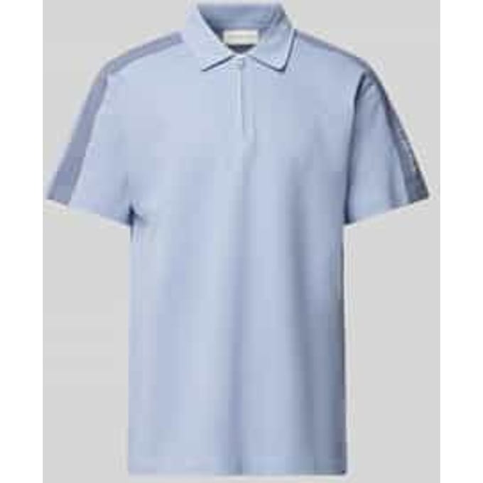 Poloshirt met labeldetail