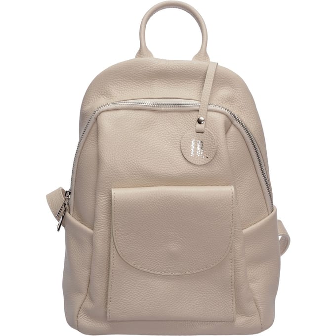 Anna Luchini Beige Rundleer Tas