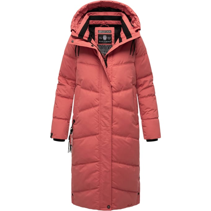 Navahoo dames winterjas Kuschelmausi – Extra Lang & Heerlijk Warm