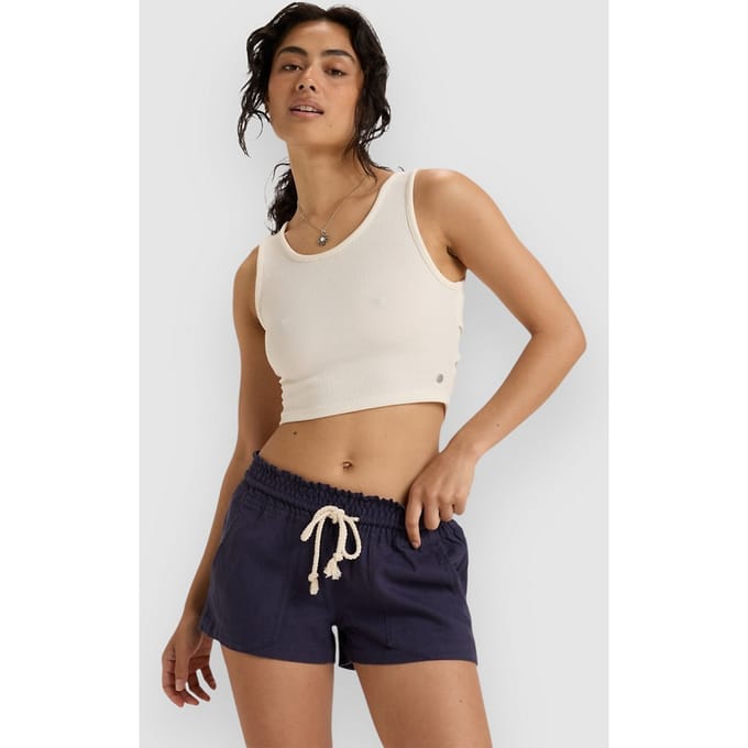 Roxy Oceanside Korte Broek Blauw M Vrouw