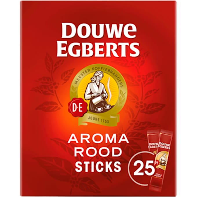 Aroma rood oploskoffie sticks