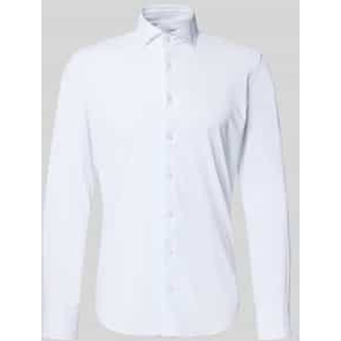 Overhemd Seidensticker slim fit cutaway boord wit