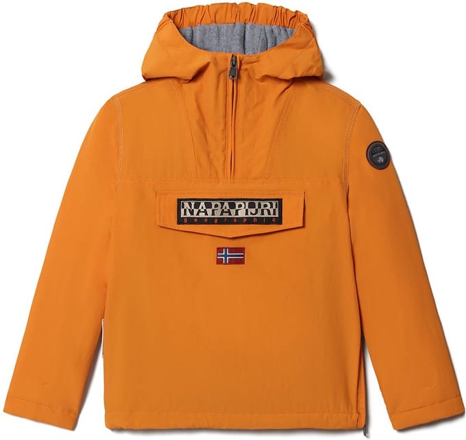 Napapijri Rainforest anorak met capuchon - Okergeel - Maat 176