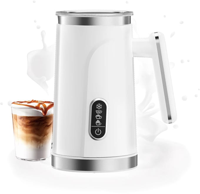 Studio Lyma Melkopschuimer - Elektrisch - Warm en koud schuim - 5 in 1 - LED-display - 300 ml -