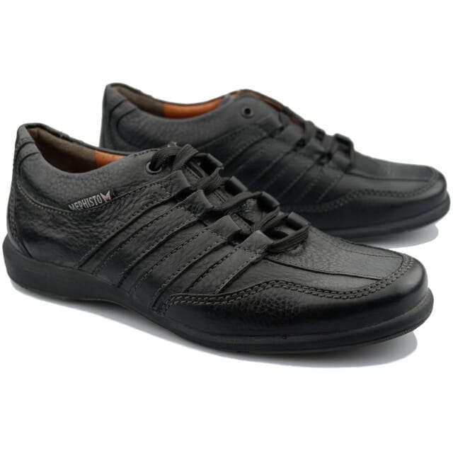 Mephisto Bolton - heren sneaker - zwart - maat 40.5 (EU) 7 (UK)