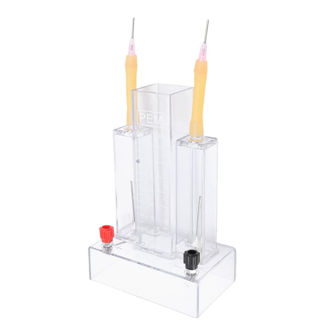 PEM Waterelektrolyse Demonstrator Waterstof Zuurstof Generatie Experimenteerset voor Laboratorium Schoolonderwijs white