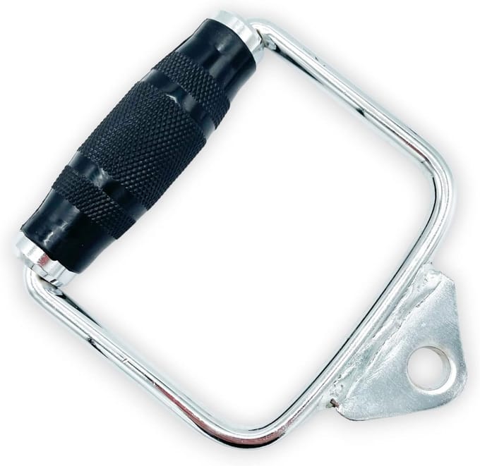 Fitness Touw - Trainingsaccessoire - Spierversterking - Multifunctioneel Handvat - 110 cm - Zwart