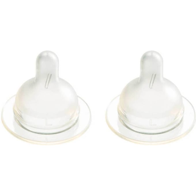 Difrax flessenspeen Natural Large - 2 stuks Geen Kleurcode unisex