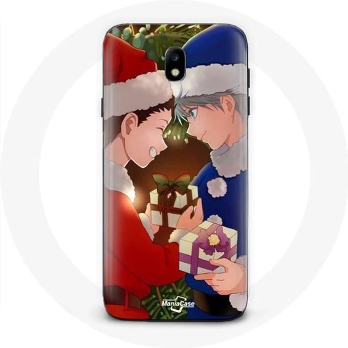 Coque pour Samsung Galaxy J7 2017 Hunter x Hunter Gon Freecss et Killua Zoldyck Christmas Day Anime Manga