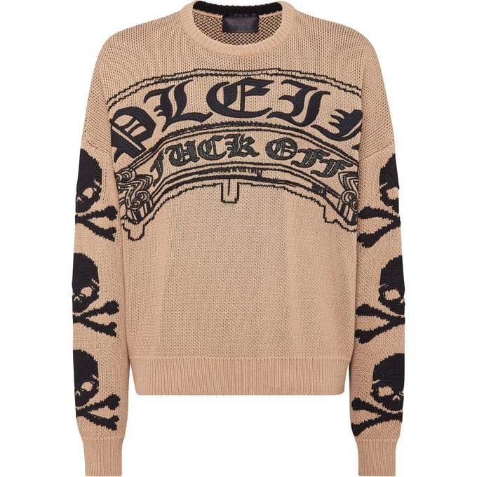 Pullover Ronde Hals Gothic Plein