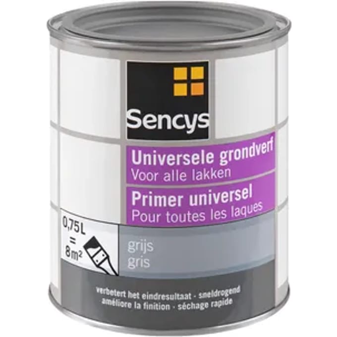 Sencys Universele Grondverf Grijs 750ml