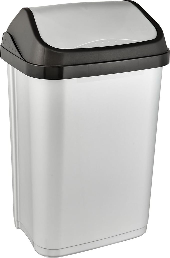 Keeeper Swing Bin - Prullenbak / Vuilbak 33x25x54 - 25 L Lichtgrijs