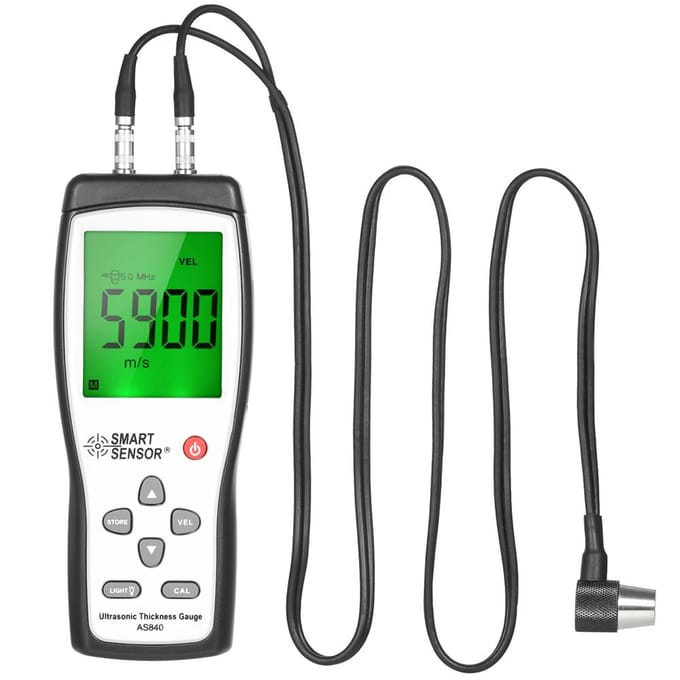 SMART SENSOR Professionele ultrasone diktemeter Handheld LCD Digitale diktetester Diepte green