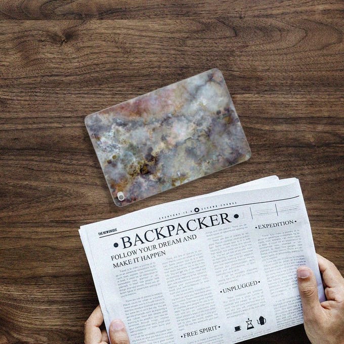 Apple iPad Mini 4 | Mini 5 (2019) Tablet Back Cover Marmer Grijs