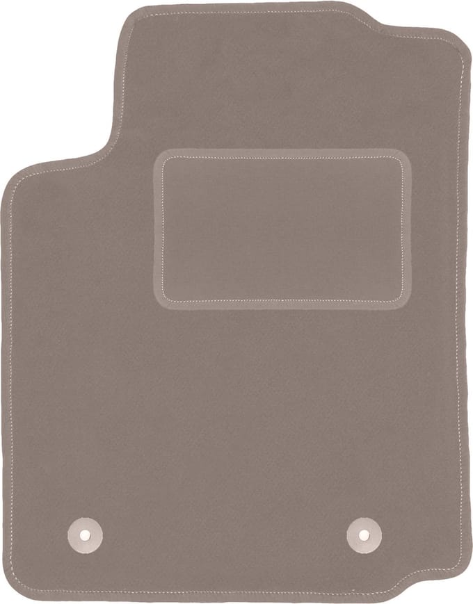 Beige bestuurdersmat voor: Citroën C2 hatchback (2003-2009)