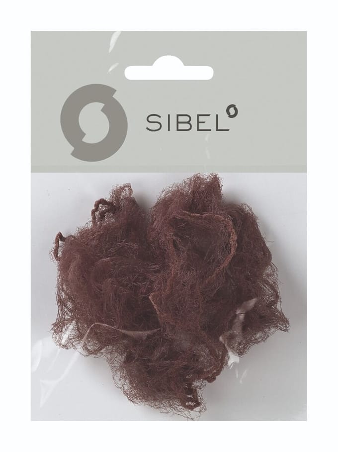 Sibel Nylon haarnetje donkerbruin 2st