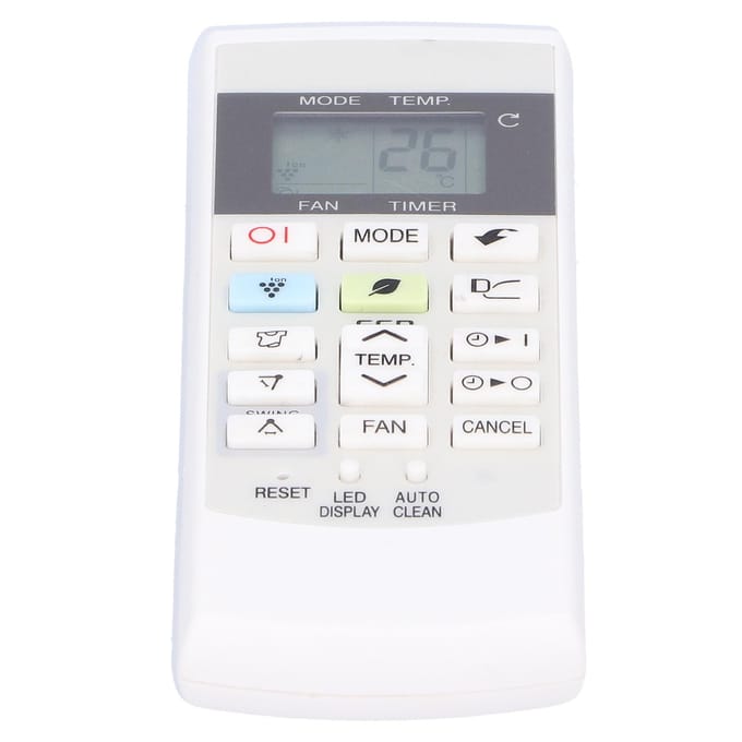 Airconditioner Afstandsbediening Vervanging voor Sharp CRMCA876JBEZ AC Afstandsbediening white