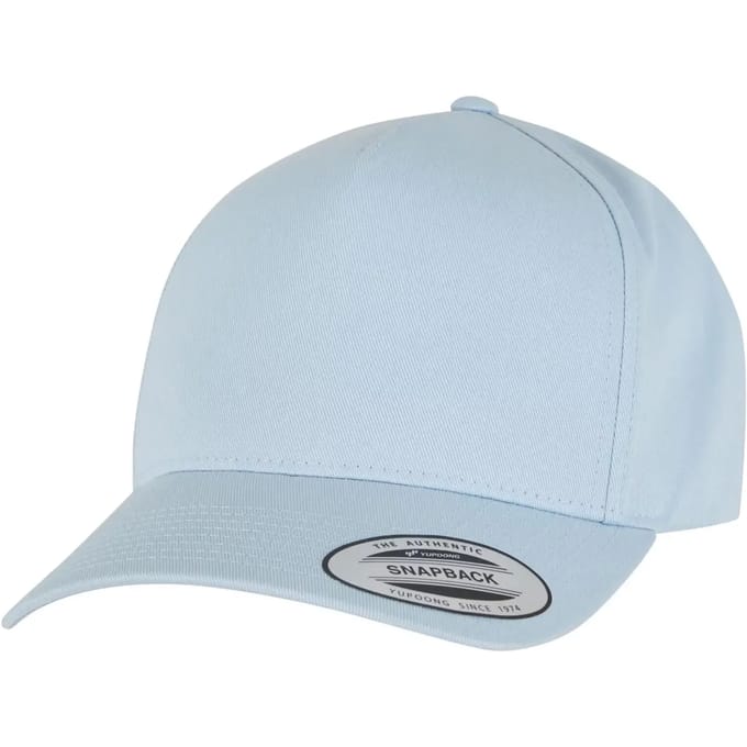Flexfit - 5-Panel Curved Classic Snapback Pet - Blauw