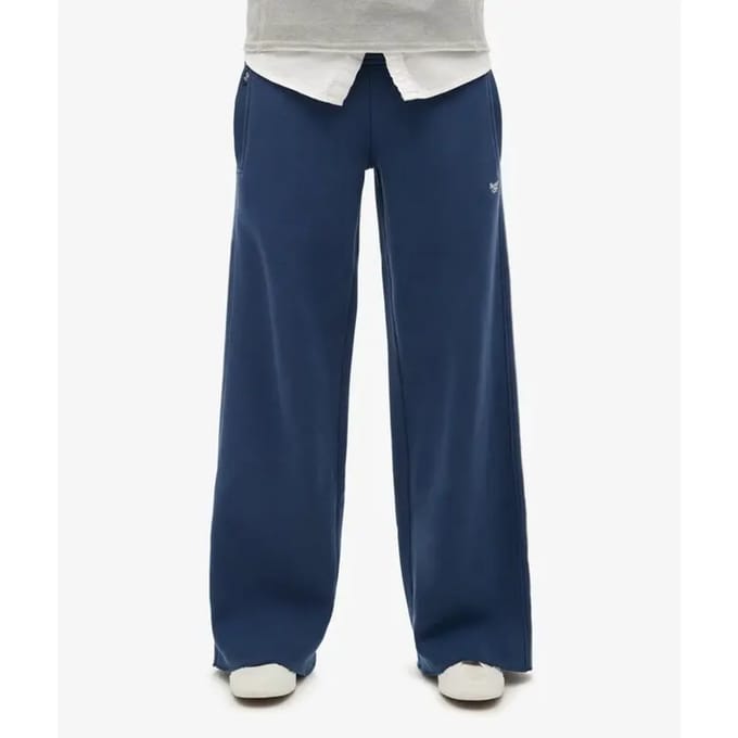 Superdry Premium Script Entry Joggingbroek Dark Blue Grootte: 36