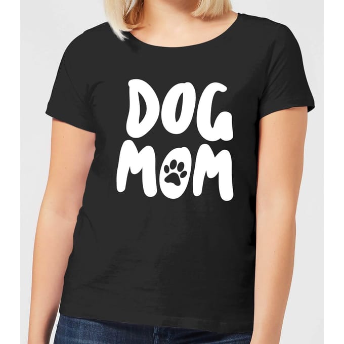 Dog Mom Women's T-Shirt - Black - 3XL