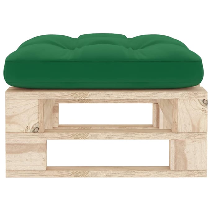 vidaXL - Tuinhocker - pallet - geïmpregneerd - grenenhout