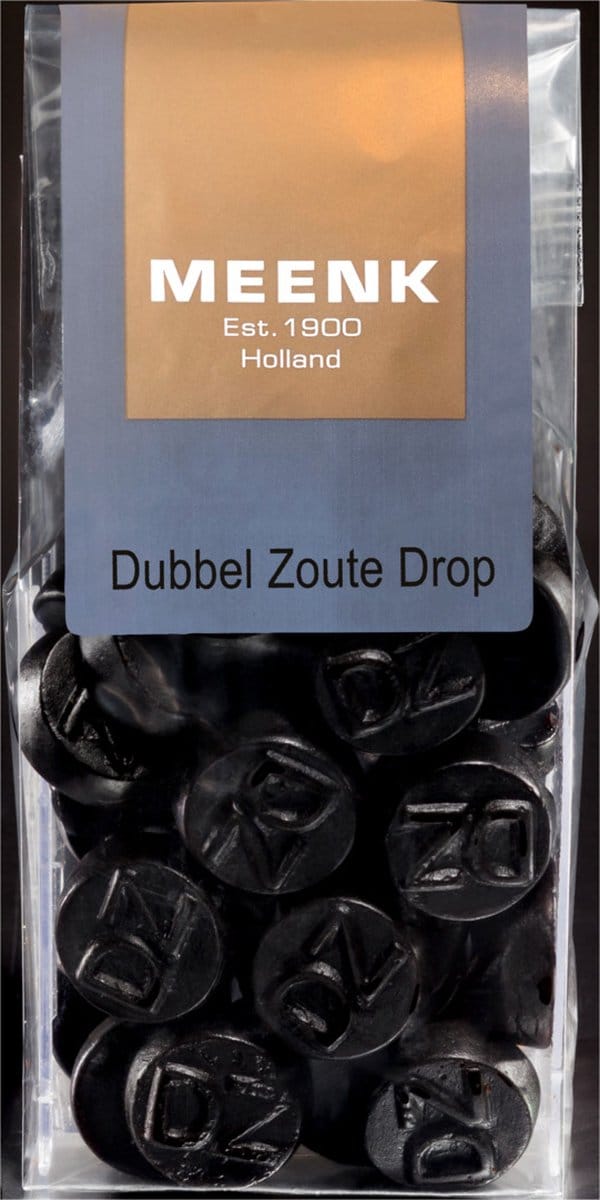 Meenk dubbelzoute drop - snoep