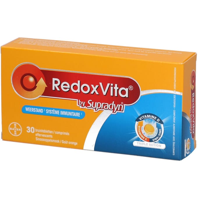 Supradyn Redoxvita Triple Action I Weerstand 30 Bruistabletten