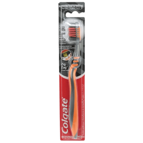 Colgate Zig Zag Charcoal Medium Tandenborstel
