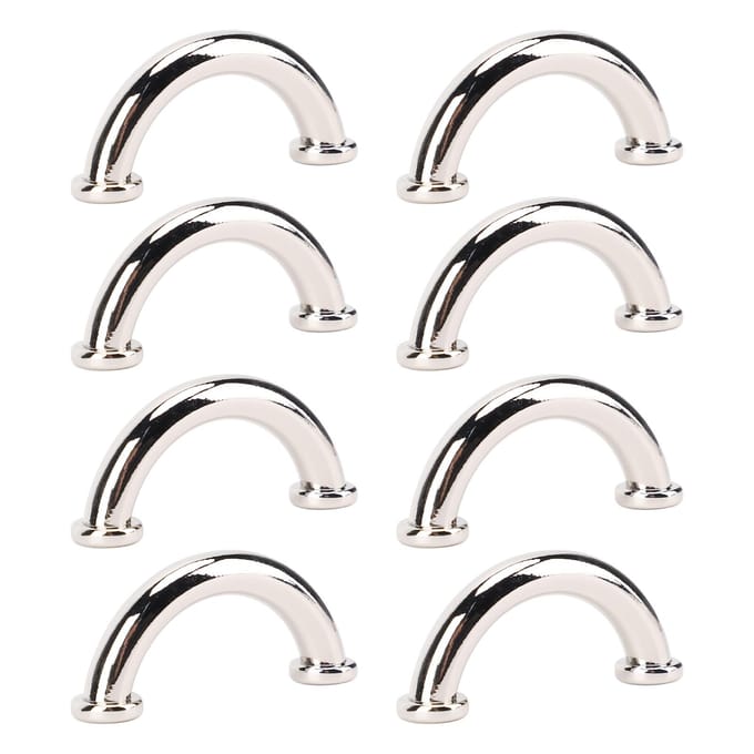 8 Set U-Ringen Metalen Gesp Boog Handtas Connector Tasriem Hanger Hardware Accessoires white