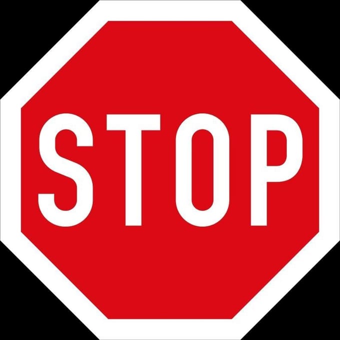 Stopbord, kunststof, B7 300 mm