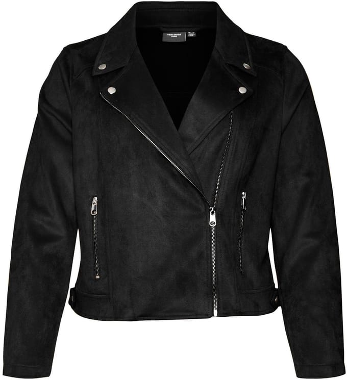 Vero Moda Curve Jas van imitatieleer VMCJOSE Jas