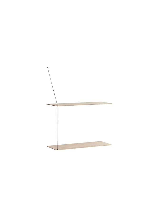 Woud Stedge Wandrek 60cm - Eiken wit gepigmenteerd - Plank
