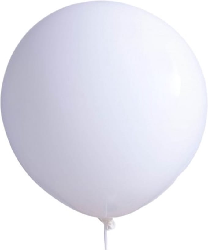 Ballon 24 inch wit - 61cm